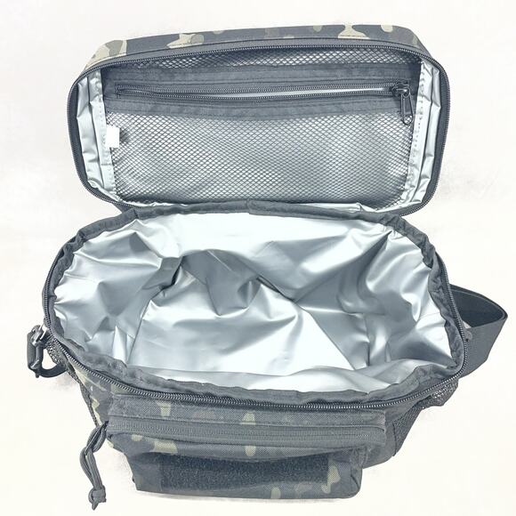 HSD High Speed Daddy Insulated Lunch Box Leakproof Cooler Fish Bait Black Camo - Picture 9 of 15